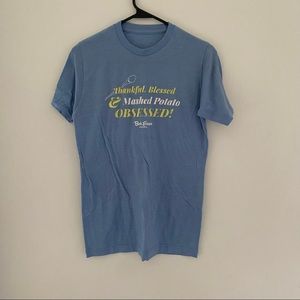 “Thankful, Blessed, & Mashed Potato Obsessed” Bob Evans T-shirt